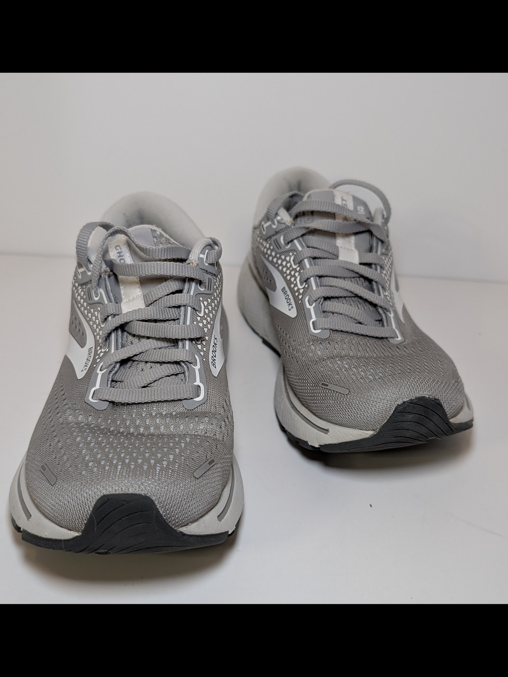Brooks Ghost 14 Women's Running Shoes - Size 7 - Gray/Silver - Picture 3 of 7